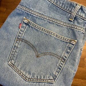 Levis 505 Regular Fit Straight Leg Mens Jeans Size‎ 42x30 Light Wash Denim